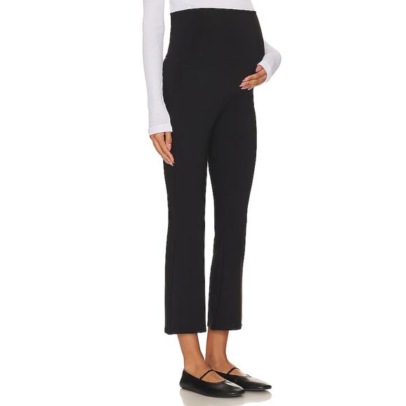Hatch Black Viscose The Ultimate Before, During, After Crop Flare Legging Size M